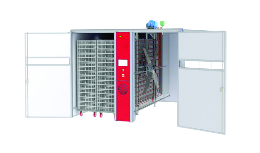 Éclosoir 8 chariots